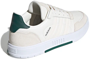 Shop adidas neo Courtmaster 防滑耐磨 低筒 熨斗鞋 男款 白綠