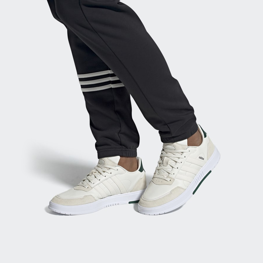 Sizing adidas Neo Courtmaster ''Weiß Braun Grün'' FV8107