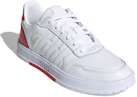 Lookbook 吾皇萬睡 x adidas neo Courtmaster 防滑耐磨 低筒 板鞋 男女款 白紅色