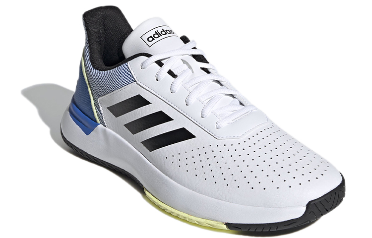 Lookbook adidas neo Courtsmash Blanc/Bleu EG8423