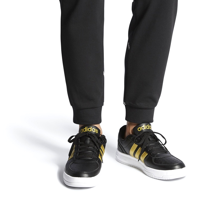 Sizing アディダス ネオ 通気性抜群ローカット黒 (Adidas Neo Tsūki-sei Batsugun Rōkatto Kuro) EG5708