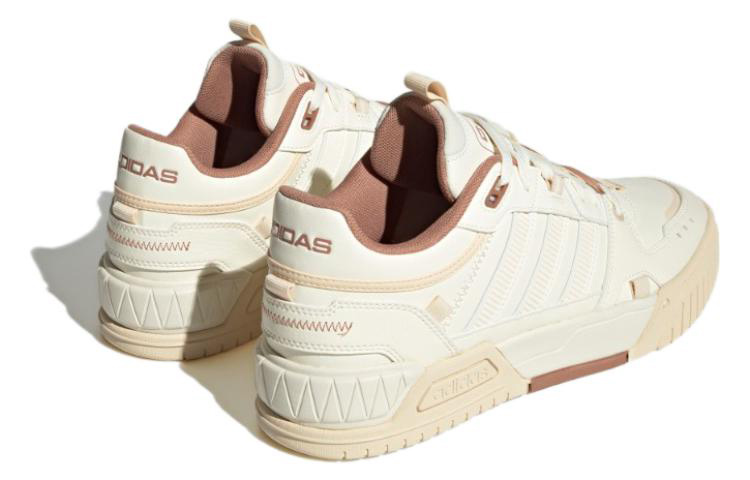 Shop adidas neo D-PAD 防滑耐磨輕便 低筒 板鞋 男女同款 米黃