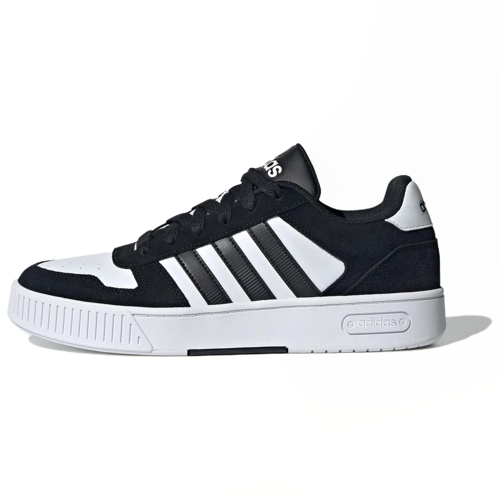 adidas Neo D-PAD Black Low-Top Sneakers Casual Leather Shoes. JR8328