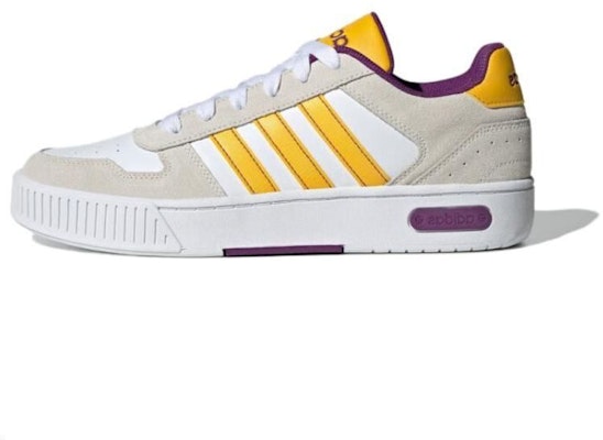 adidas neo D-Pad Classic 防滑透氣耐磨 低筒 板鞋 男女款 白黃紫 Buy adidas neo D-Pad Classic 防滑透氣耐磨 低筒 板鞋 男女款 白黃紫