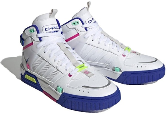 adidas neo D-Pad 'White Blue Purple' HQ6556 Lookbook adidas neo D-Pad 'White Blue Purple' HQ6556