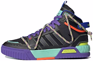 adidas neo D-PAD Mid 'Back Purple Green' HQ7053 adidas neo D-PAD Mid 'Back Purple Green' HQ7053