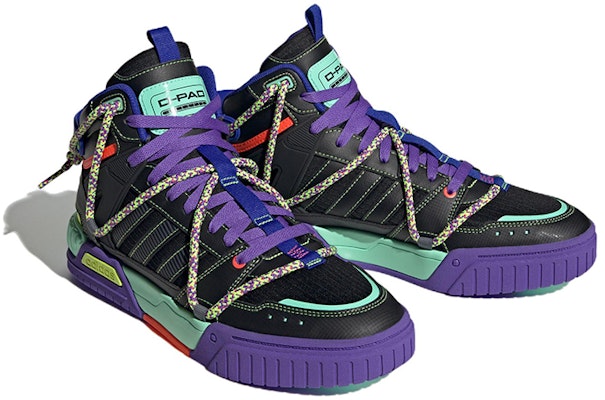 adidas neo D-PAD Mid 'Back Purple Green' HQ7053 Lookbook adidas neo D-PAD Mid 'Back Purple Green' HQ7053