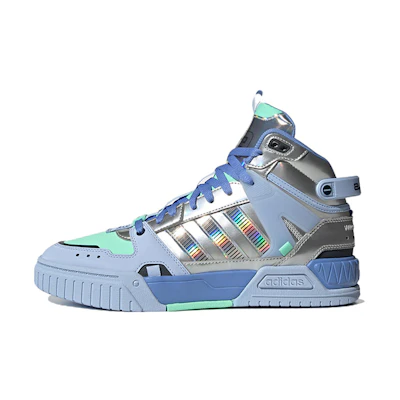 Adidas Neo D-PAD Mid Shoes 'Blue Metallic Silver'