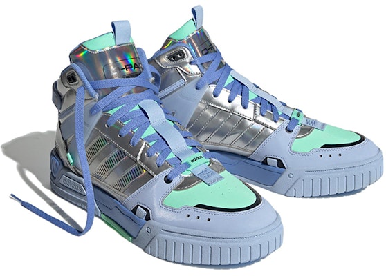 Adidas Neo D-PAD Mid Zapatos 'Azul Plateado Metálico' HQ7026 Lookbook Adidas Neo D-PAD Mid Zapatos 'Azul Plateado Metálico' HQ7026