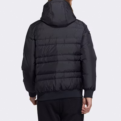 adidas Neo Down Metallic 3-Stripes Puffer Jacket Black Winter Wear H45283 Shop adidas Neo Down Metallic 3-Stripes Puffer Jacket Black Winter Wear H45283