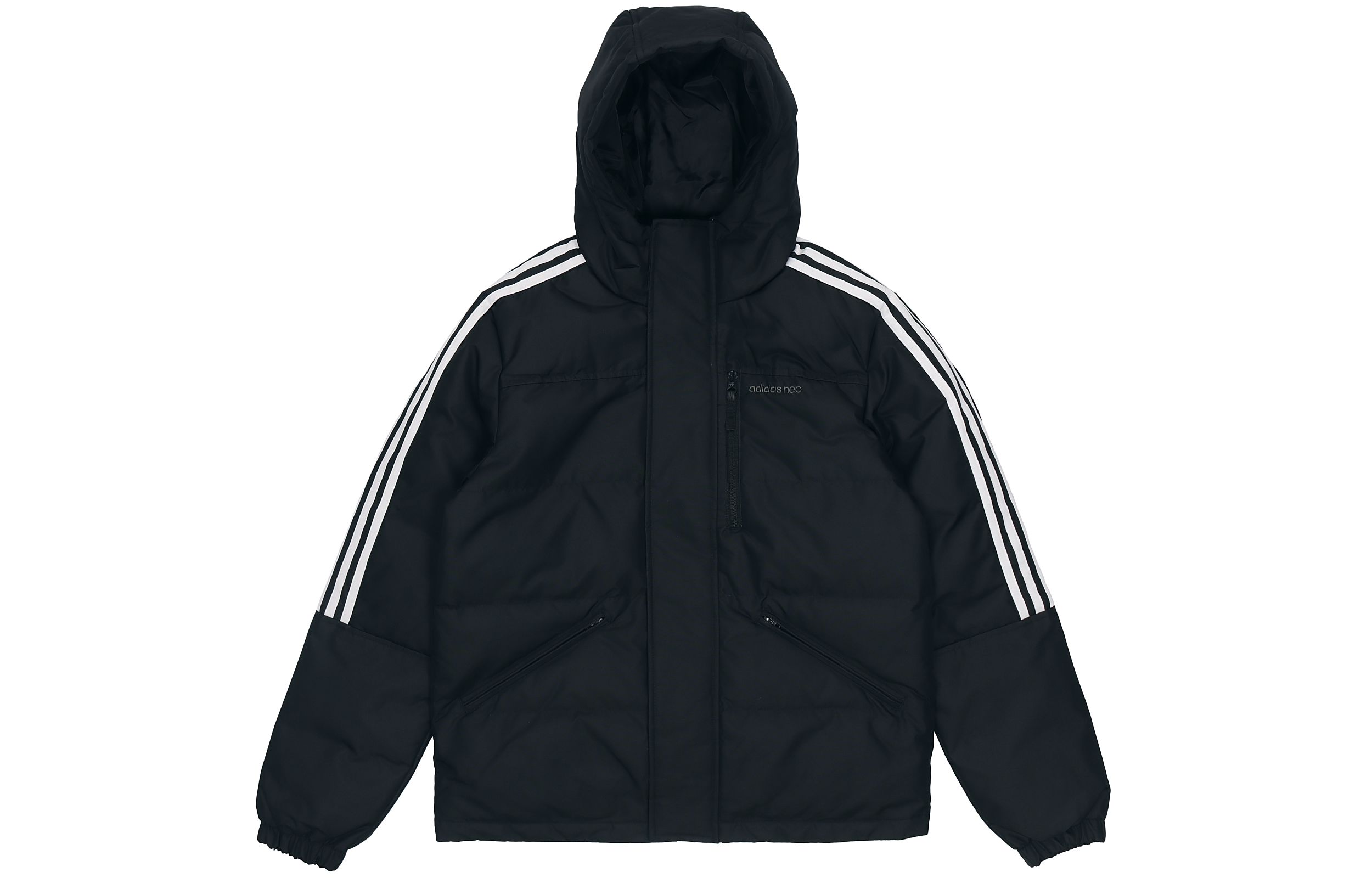 adidas Neo Down Winter Parka Black - Insulated Hooded Jacket. H45292
