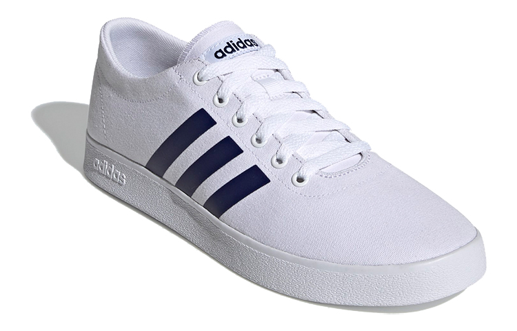 Lookbook adidas neo EASY VULC 2.0 防滑耐磨 低筒 帆布鞋 男款 白