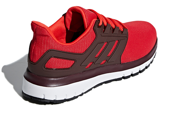 Shop adidas neo Energy Cloud 舒適 休閒 透氣 低筒 慢跑鞋 男款 西瓜紅