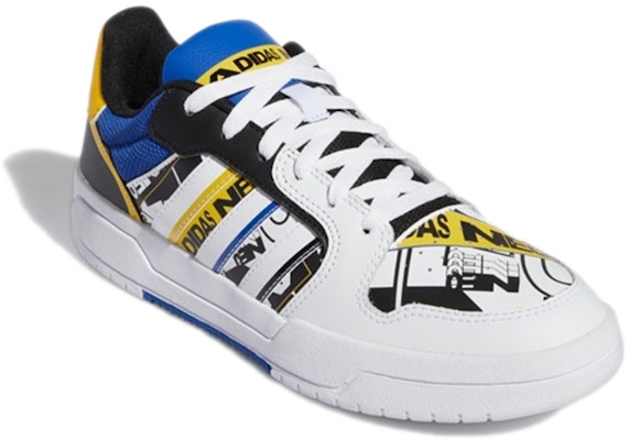 adidas neo Entrap 'Putih Kuning Biru' GW7007 Lookbook adidas neo Entrap 'Putih Kuning Biru' GW7007