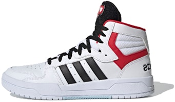 adidas neo Entrap Mid 'White Black Red' FW7020 adidas neo Entrap Mid 'White Black Red' FW7020