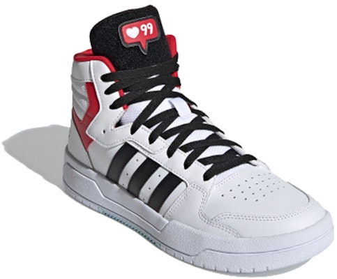 adidas neo Entrap Mid 'White Black Red' FW7020 Order adidas neo Entrap Mid 'White Black Red' FW7020