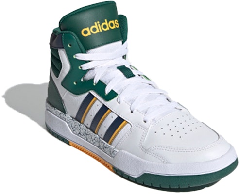 adidas neo Entrap Mid 'White Green Blue' FZ1111 Lookbook adidas neo Entrap Mid 'White Green Blue' FZ1111
