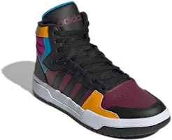 Sepatu Adidas Neo Entrap Mid 'Hitam Burgundy Putih' GY7593 Lookbook Sepatu Adidas Neo Entrap Mid 'Hitam Burgundy Putih' GY7593