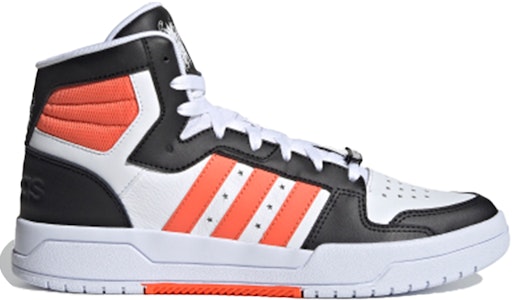 阿迪达斯NEO中帮休闲鞋 白色/黑色/橙色 H01542 Order 阿迪达斯NEO中帮休闲鞋 白色/黑色/橙色 H01542