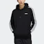 Lookbook adidas neo Fleece Hoodie Black - Casual Sports Pullover H14202
