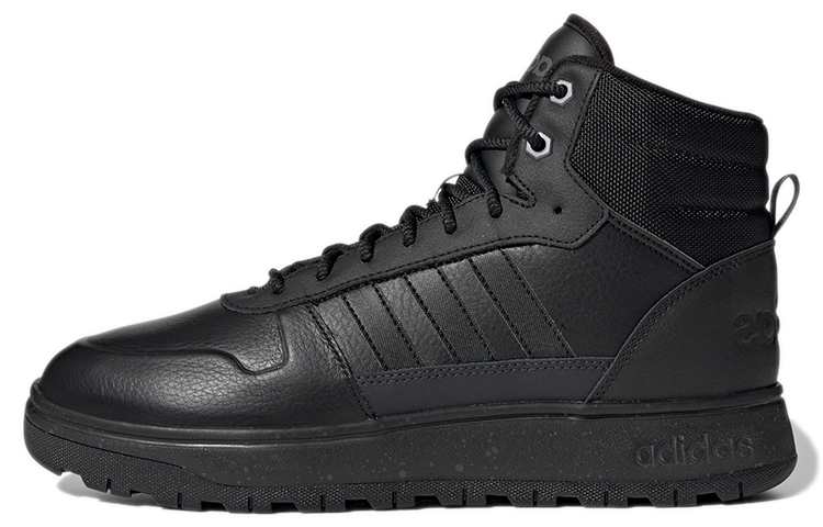 adidas neo Frozetic Cozy Wear-Resistant Skate Shoes carbon black Unisex H04465