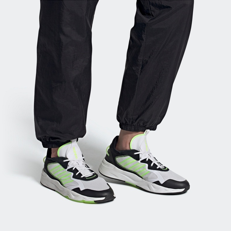 Sizing adidas neo Futureflow ''Weiß Grün Schwarz'' FY6091