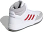 Lookbook adidas neo gametalker 復古 防滑耐磨 高筒 滑板鞋 男款 白灰紅拼色