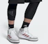 Details for adidas neo gametalker 復古 防滑耐磨 高筒 滑板鞋 男款 白灰紅拼色