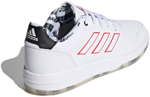 adidas neo gametalker 耐磨快乾 低筒 實戰籃球鞋 男款 白紅 Shop adidas neo gametalker 耐磨快乾 低筒 實戰籃球鞋 男款 白紅
