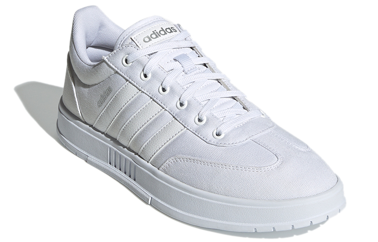 Lookbook adidas neo Gradas Baskets Skate Respirantes Antidérapantes Basses Blanches FZ1088