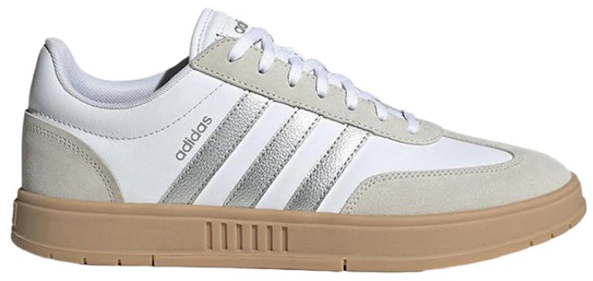 adidas neo Gradas 舒適 耐磨 低筒 滑板鞋 男女款 白銀色 Order adidas neo Gradas 舒適 耐磨 低筒 滑板鞋 男女款 白銀色