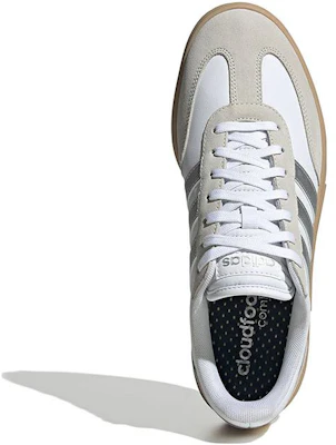 adidas neo Gradas 舒適 耐磨 低筒 滑板鞋 男女款 白銀色 Shop adidas neo Gradas 舒適 耐磨 低筒 滑板鞋 男女款 白銀色