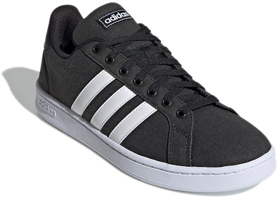 adidas Neo Grand Court Base 'Core Black White' FV8112 Lookbook adidas Neo Grand Court Base 'Core Black White' FV8112