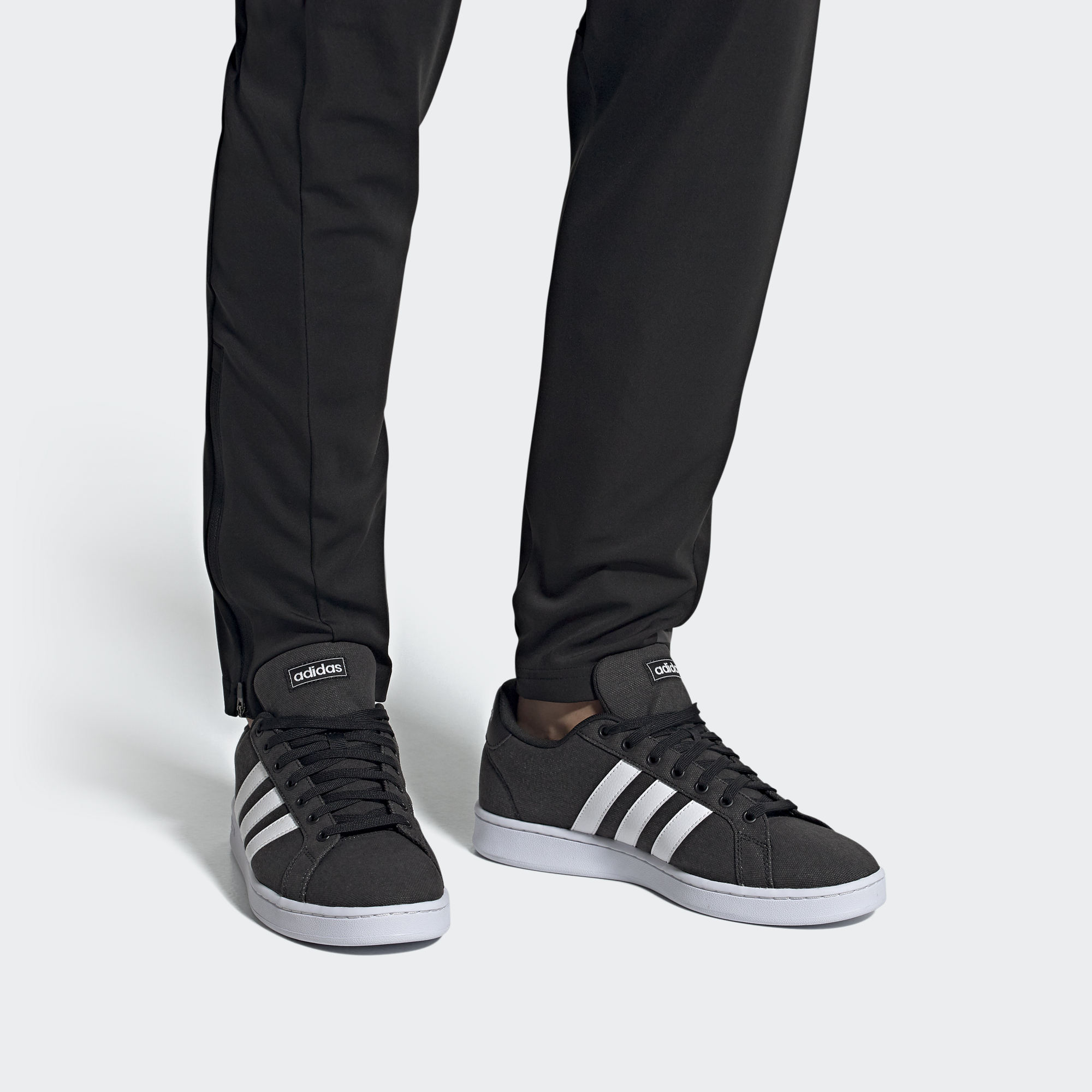 Sizing adidas Neo Grand Court Base 'Core Black White' FV8112