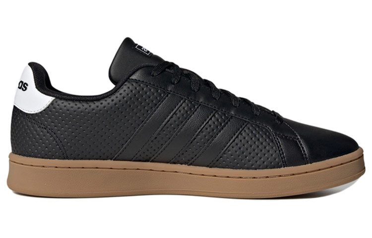 adidas neo Grand Court 'Black White Brown' 圖 2