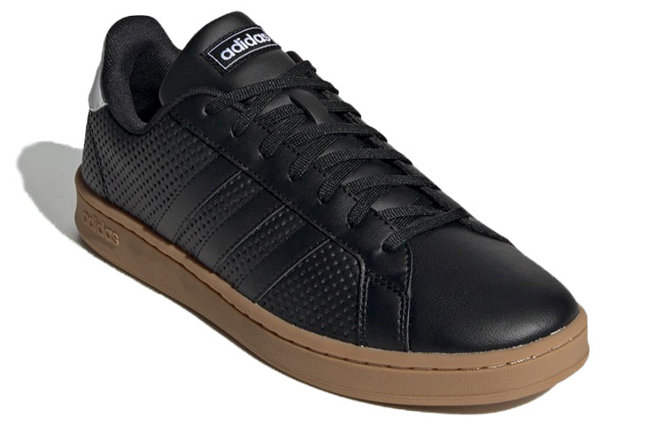 adidas neo Grand Court 'Black White Brown' 圖 3