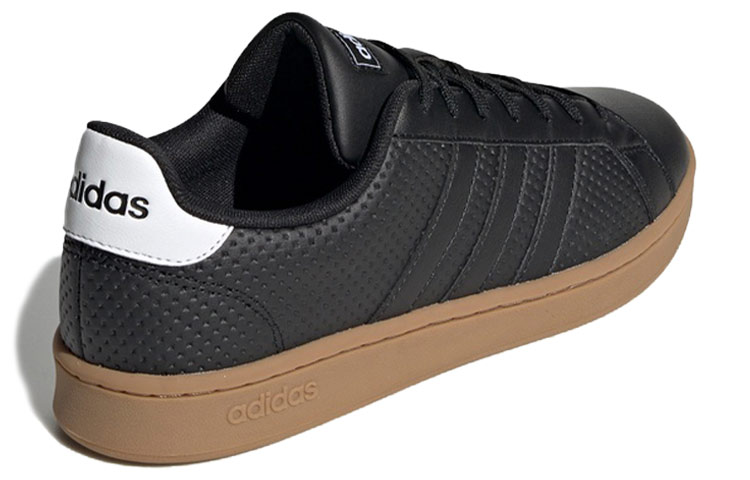 adidas neo Grand Court 'Black White Brown' 圖 4