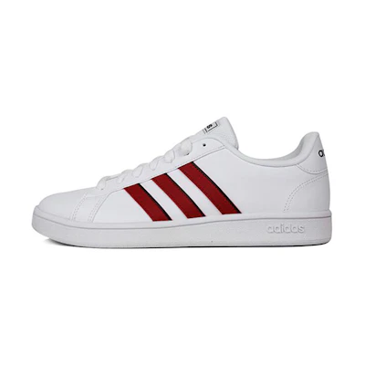 adidas neo Grand Court 'Black White Red'