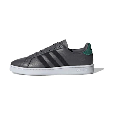 adidas neo Grand Court 'Gray Black Green'