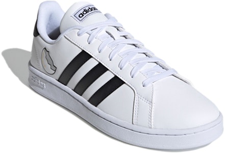 adidas neo Grand Court 'Putih Hitam' FY3022 Lookbook adidas neo Grand Court 'Putih Hitam' FY3022