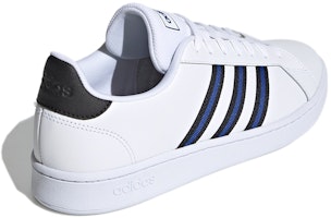 adidas neo Grand Court 'Putih Hitam Biru' FV8131 Shop adidas neo Grand Court 'Putih Hitam Biru' FV8131