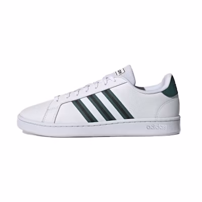 adidas neo Grand Court 'White Black Green'
