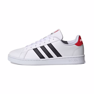 adidas neo Grand Court 'White Black Red'