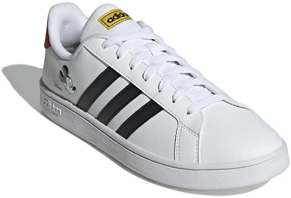 adidas neo Grand Court 'Putih Hitam Merah' GZ4645 Lookbook adidas neo Grand Court 'Putih Hitam Merah' GZ4645