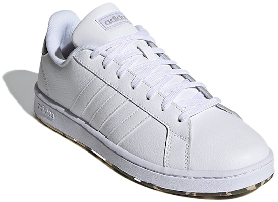 adidas neo Grand Court 'Putih Hijau' FY8557 Lookbook adidas neo Grand Court 'Putih Hijau' FY8557