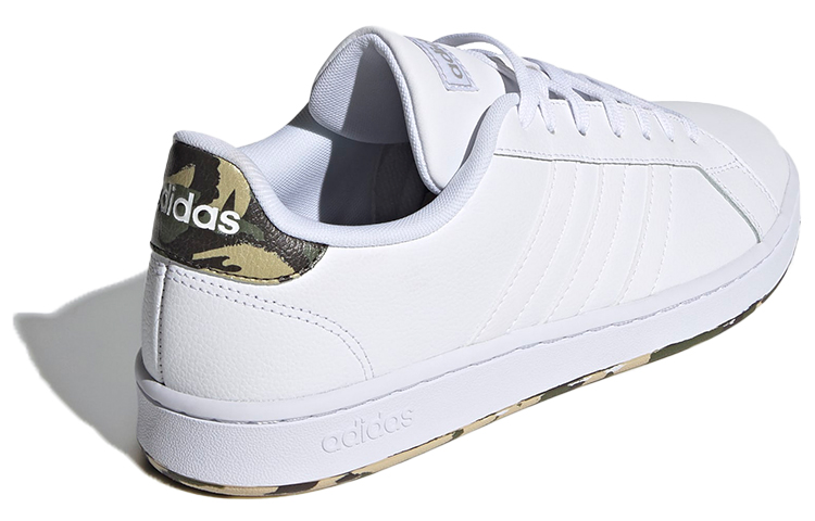 Shop adidas neo Grand Court 'Putih Hijau' FY8557