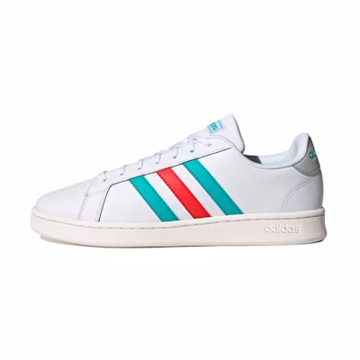 adidas neo Grand Court 'White Green Red'