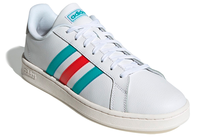 Lookbook 아디다스 네오 그랜드 코트 '흰/녹/빨' EG8145