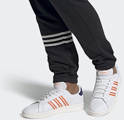 adidas neo Grand Court 'Putih Jingga' EH2058 Details for adidas neo Grand Court 'Putih Jingga' EH2058