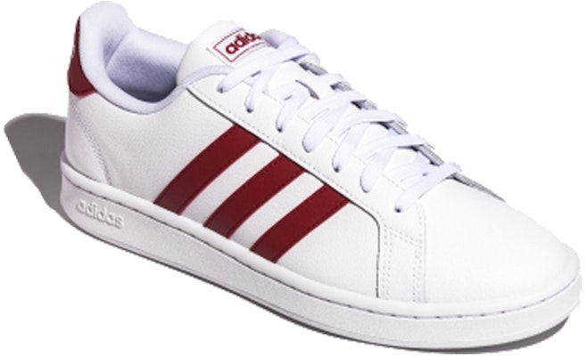 adidas neo Grand Court 'Blanco Rojo' FW5676 Lookbook adidas neo Grand Court 'Blanco Rojo' FW5676